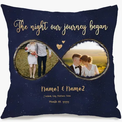 Vista 10 de Custom Single Image Pillow Case with Personalized Text Designed for Home Decoration and offering Gift Charm for Family Celebrations or Holidays