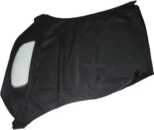 Vista 7 de Oxford superior suave convertible negro con ventana de cristal reemplazo para Beetle 2003-2010