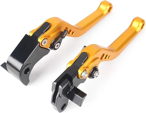 Vista 2 de Palancas de cluth de freno cortas para Suzuki 2004 2005 GSXR GSX-R 600 750 K4 04 05, Dorado