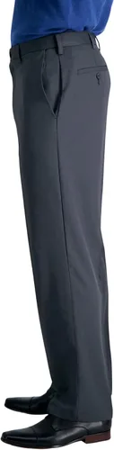 Vista 2 de Haggar Men's Cool 18 Pro Classic Fit Flat Front Pant-Regular and Big & Tall Sizes