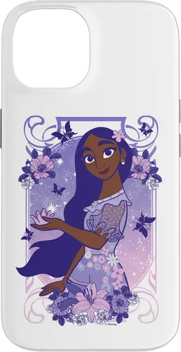 Vista 4 de Funda para iPhone 16 Disney Encanto Isabella Dreamy Floral Retrato
