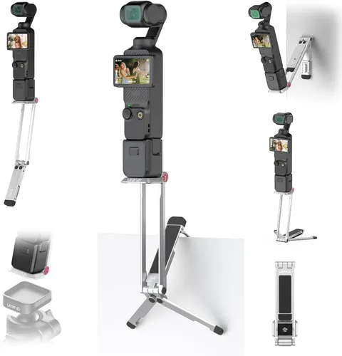 Vista 9 de ULANZI Trípode para cámara MA66 compatible con DJI OSMO Pocket 3/Pocket 4/4 Negro