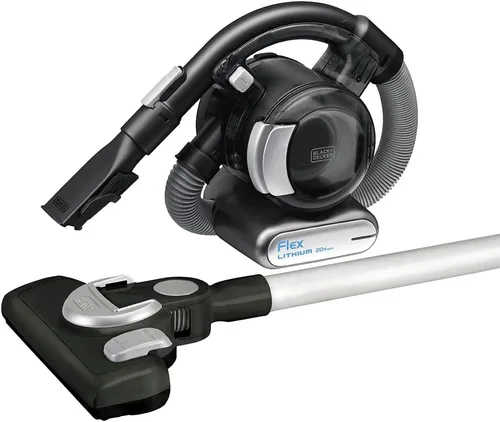 Vista 6 de BLACK+DECKER, BDH2020FLFH MAX, aspiradora flexible de litio de 20 V, con palo para aspirar y cabezal para piso y cepillo para polvo y pelo