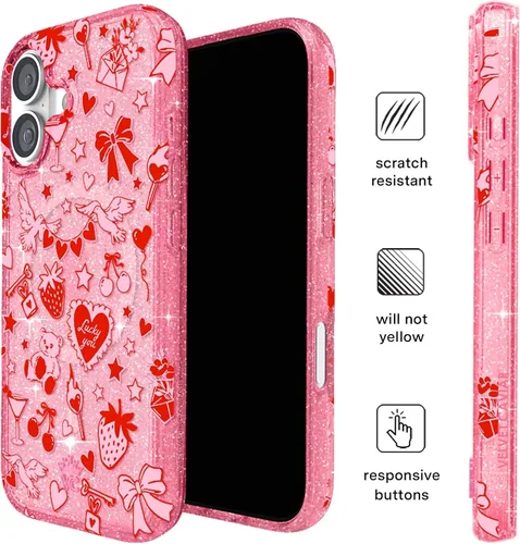 Vista 1388 de VELVET CAVIAR Funda para iPhone 15, compatible con MagSafe, probada contra caídas de 10 pies, fundas protectoras de diseño, leopardo color rosa