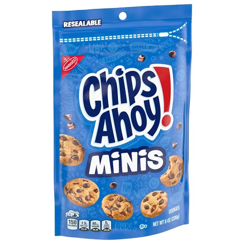 Vista 11 de Mini CHIPS AHOY - Galletas con chispas de chocolate originales, 1 Snak-Sak (8 onzas)