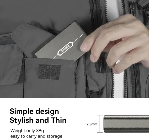 Vista 5 de SMALLRIG Funda para Tarjetas de Memoria Soporte Anti-Choque Anti-Caída y Arañazos Adecuada para Tarjetas SD/Micro SD/SIM para Entusiastas