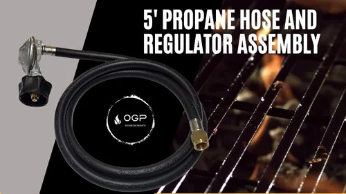 Vista 5 de Kit de conversión de propano de NG a LP apto para Weber SUMMIT 670 - SUMMIT 660 o los modelos SUMMIT 650 - Manguera de propano de 5 pies y conjunto