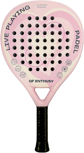 Vista 10 de Padel Racket, Carbon Fiber Surface Padel Racquet, Lightweight, Ideal for Training/Matches
