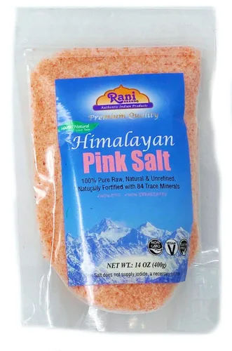 Vista 9 de Rani Himalayan Pink Salt Granules 5 in 1 Flavors (Mint, Smokey Garlic, Italian, Pepper, Peri Peri) PET Jar ~ All Natural Vegan Gluten Friendly