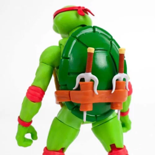 Vista 6 de Loyal Subjects - Figura de acción de Raphael 5 de las Tortugas Ninja Mutantes Adolescentes de BST AXN (red)