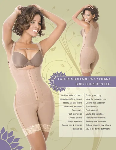 Vista 3 de Jancriss Body Shapers 12 Pierna Body Shaper 7002 Colombian Fajas