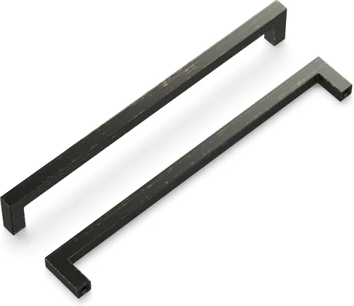 Vista 82 de Hickory Hardware - HH075326-BGB - Manija de la colección Skylight, 3 pulgadas de centro a centro, latón dorado cepillado.