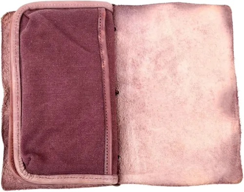 Vista 6 de OLD TREND Cartera de viaje organizadora de cuero genuino Nomad Cartera de mujer con soporte para pasaporte