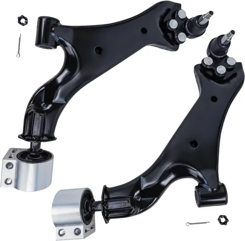 Vista 52 de Detroit Axle - Kit de brazos de control traseros de 2 piezas para Hyundai Accent 2000-2005, 2