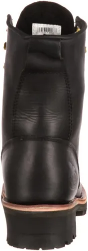 Vista 3 de Georgia Boot Botas de trabajo de leñador para hombre Negro