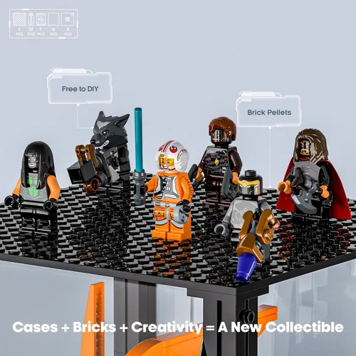 Vista 7 de BRIKSMAX Vitrina acrílica y kit de iluminación LED para casco Lego Darth Vader - No incluye el juego de Lego