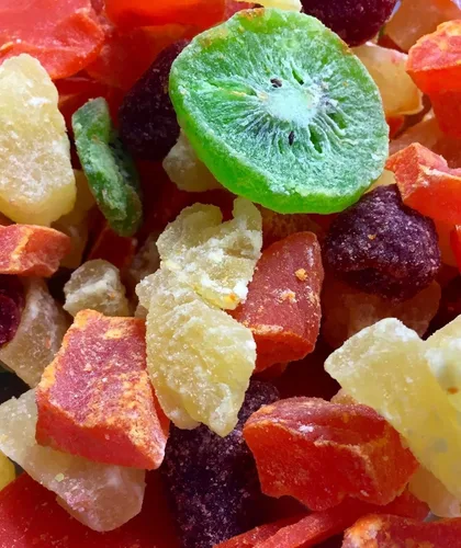Vista 3 de Yankee Traders - Ensalada de frutas secas con mezcla de frutas, 4 libras