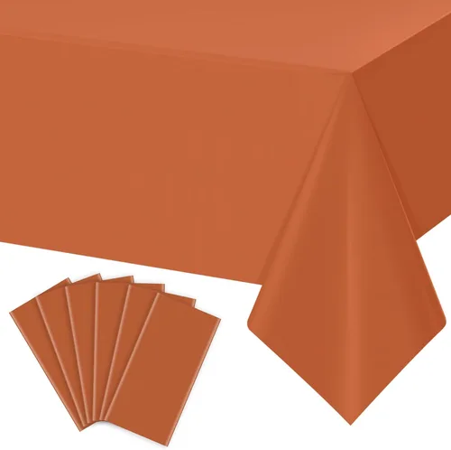 Vista 14 de 3 manteles color beige para mesas rectangulares, mantel desechable de plástico marfil, mantel impermeable color crema para cumpleaños, bodas