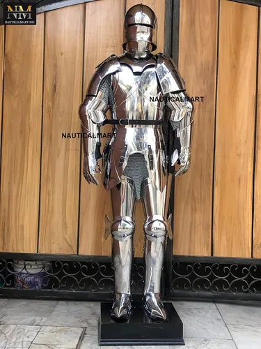 Vista 7 de NauticalMart Traje medieval gótico de armadura de cuerpo completo con armadura