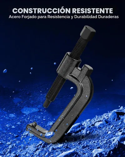 Vista 5 de Herramienta de descarga de barra de torsión OMT, herramienta clave de torsión Torsion Bar Tool with C Frame and 0.9" Dia Threaded Rod Compatible