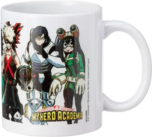 Vista 2 de Pyramid Academia Academy Costumed Heroes - Taza de café, porcelana, multicolor