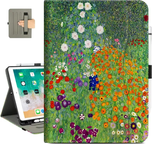 Vista 16 de Vimorco Funda para iPad de 9ª/8ª/7ª generación de 10.2 pulgadas, para iPad Pro de 10.5 pulgadas, para iPad Air de 3ª generación con soporte