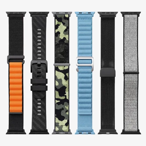 Vista 3 de CARBINOX Correa duradera de 0.866 in compatible con relojes inteligentes ajustables, ajuste seguro