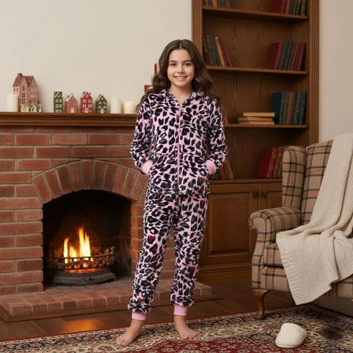 Vista 2 de A2Z - Pijama de una pieza para niños de 5 a 13 años