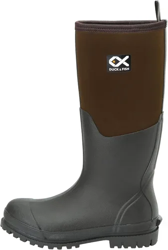 Vista 2 de Duck and Fish - Botas de neopreno para pesca y caza, suela moldeada, suela moldeada, 16 pulgadas