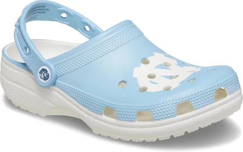 Vista 3 de Crocs Zuecos universitarios clásicos unisex para adultos, Carolina del Norte, 12 hombres/14 mujeres