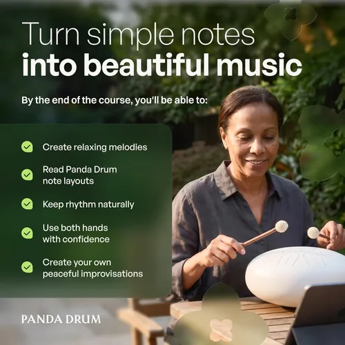 Vista 4 de Panda Drum Curso en línea para adultos 7 módulos de vídeo para tambor