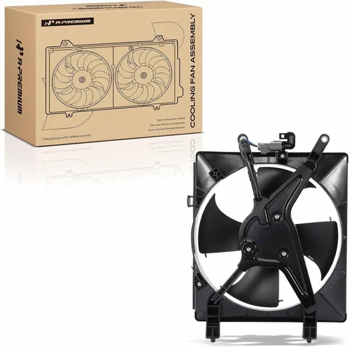 Vista 10 de A-Premium Conjunto de ventilador de condensador de A/C izquierdo