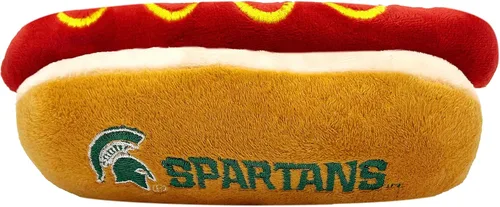 Vista 49 de NCAA Alabama Crimson Tide HOT Dog - Juguete de peluche para perros y gatos, juguete de peluche para perros y gatos con chirriador interior y hermoso