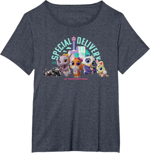 Vista 76 de Disney Camiseta de entrega especial Junior T.O.T.S, Negro, S