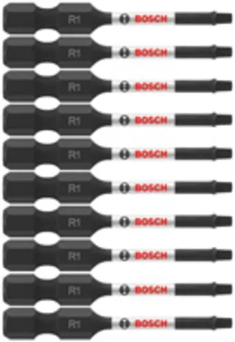 Vista 18 de BOSCH ITSQ1102 - Juego de 2 brocas cuadradas #1 de 1 pulgada para atornillar resistentes al impacto
