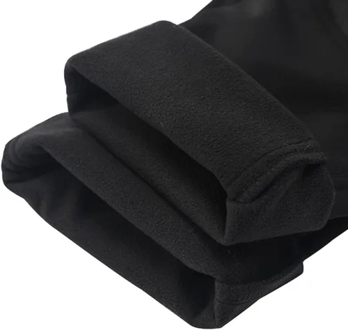 Vista 6 de Jingle Bongala Pantalones de senderismo impermeables con forro polar y cintura elástica para niños y niñas, pantalones de nieve aislados