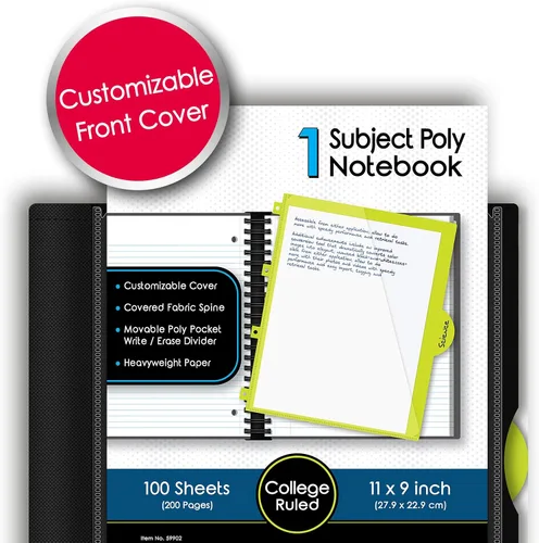 Vista 2 de Cuaderno de notas IQ Subject con espiral