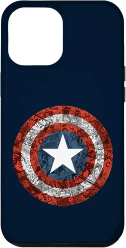 Vista 26 de Marvel Funda de escudo cómico del Capitán América para iPhone 17
