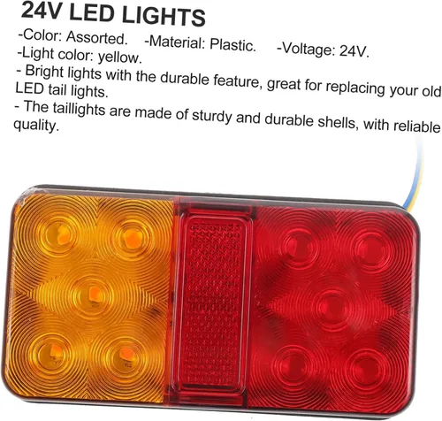 Vista 8 de Luces traseras LED de luces traseras, luces LED de señalización LED, luces traseras para camiones, camiones, luces traseras LED, luces traseras