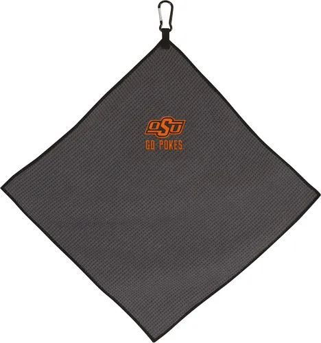 Vista 62 de Team Effort Collegiate - Toalla de microfibra gris de 15" x 15