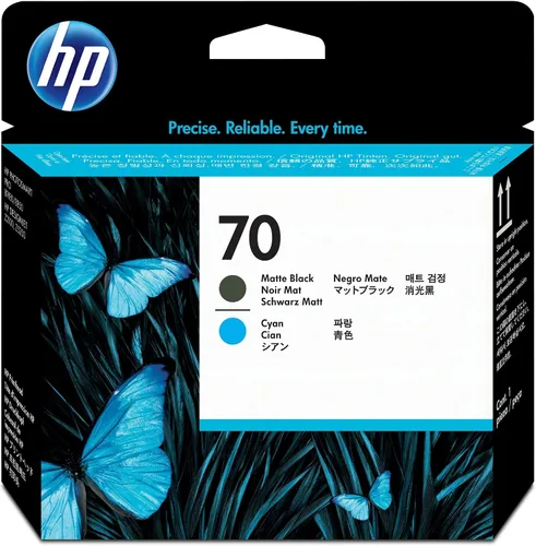 Vista 4 de HP Cabezal de impresión DesignJet azul y verde (C9408A) para impresoras DesignJet Z3200 y Z3100 de gran formato Cabezal de impresión azul y verde