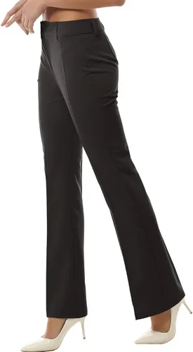 Vista 174 de Design by Olivia Pantalones de oficina de corte holgado para mujer