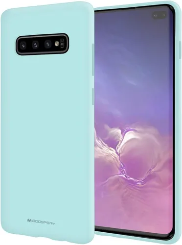 Vista 11 de GOOSPERY Soft Feeling Jelly para Samsung Galaxy S10 Plus Case (2019) Cubierta de parachoques delgada sedosa (negro)