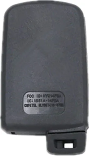 Vista 3 de Carcasa para llavero de entrada sin llave compatible con Toyota Avalon Camry Corolla RAV4 89904-06140 HYQ14FBA