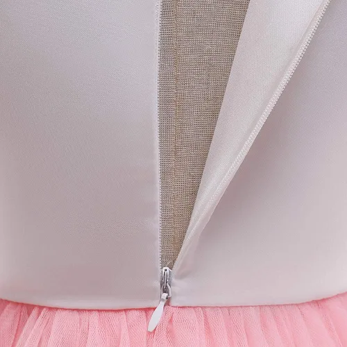 Vista 6 de COTRIO Unicorn Costume Fancy Dress Up Flower Girls Dresses Pageant Party Evening Gowns Halloween Tutu Dress