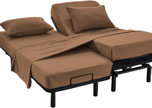 Vista 40 de Kingnex Sábanas a rayas para sofá cama de 36 x 72 pulgadas, tamaño individual para sofá cama, microfibra suave de doble cepillado 1800, 3 piezas