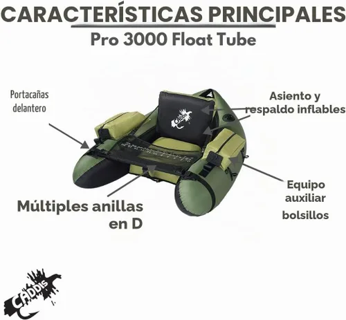 Vista 2 de Caddis Sports Fishing and Angling Float Tube