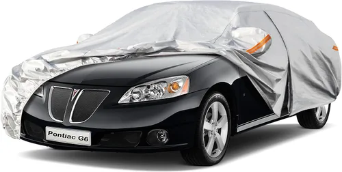 Vista 8 de Kayme Funda de automóvil de 6 capas para Audi A4 Sedan (2011-2023), impermeable para todo tipo de clima, cubierta exterior completa, protección