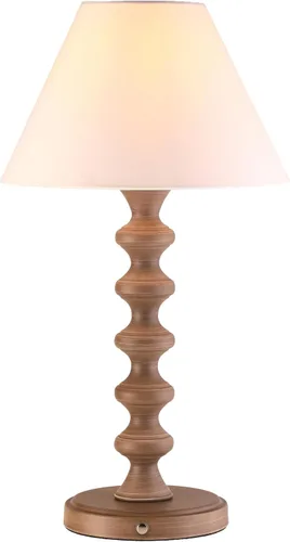 Vista 13 de O'Bright Ember - Lámpara de mesa inalámbrica, recargable, regulable al tacto, funciona con pilas, bombilla LED E26, carga rápida tipo C, lámpara