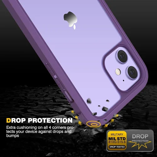 Vista 225 de DIACLARA - Funda transparente compatible con iPhone XR 6.1 pulgadas 2018